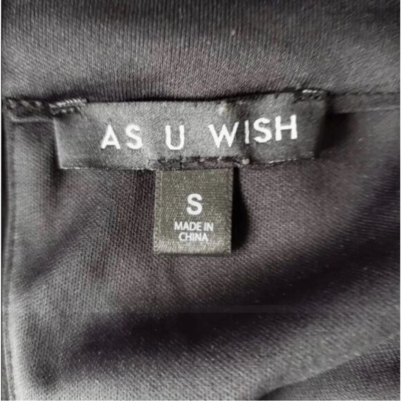 Black Beaded Shift Mini Dress Size S Sleeveless Night Out Lined Button Back - Picture 7 of 10